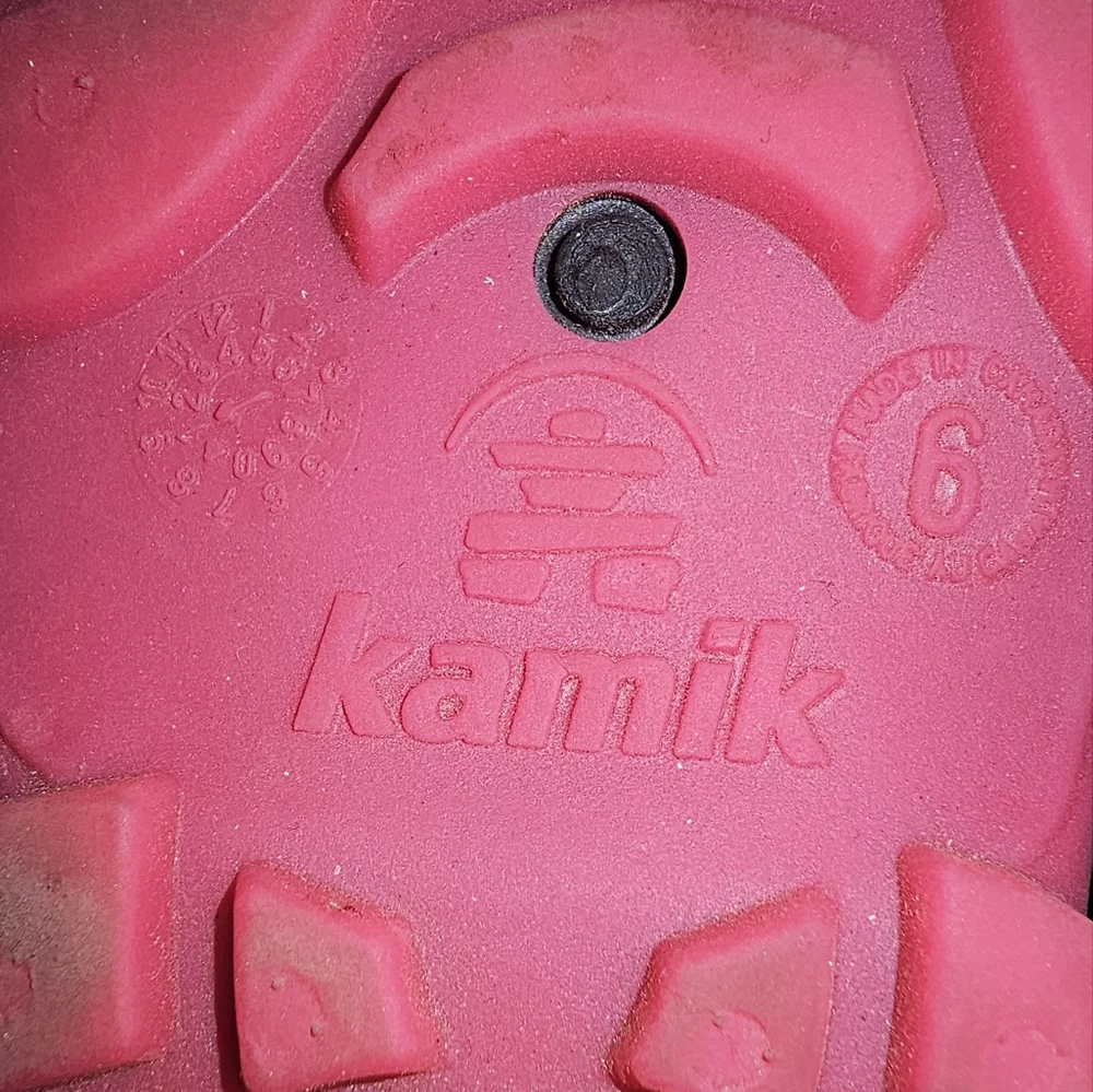 Kamik Pink and Black Winter Boots